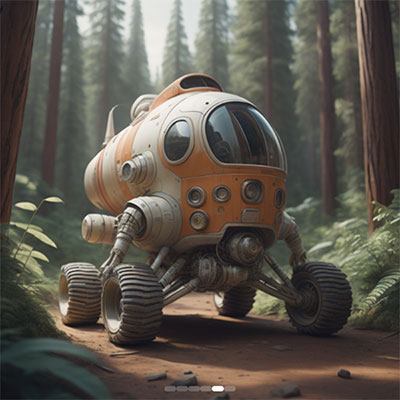 Forest planet rover