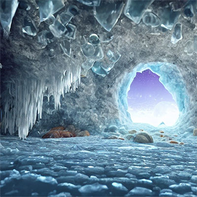 Ice planet Landscape